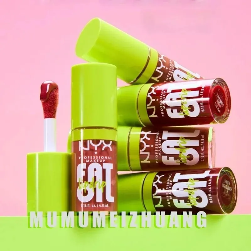 NYX Fat Oil Lip Drip Lip Gloss Melembapkan Bibir Secara mendalam Tidak Melekit Lip Gloss Seksi Lip Gloss Mekap Gincu Fesyen Korea — image 5