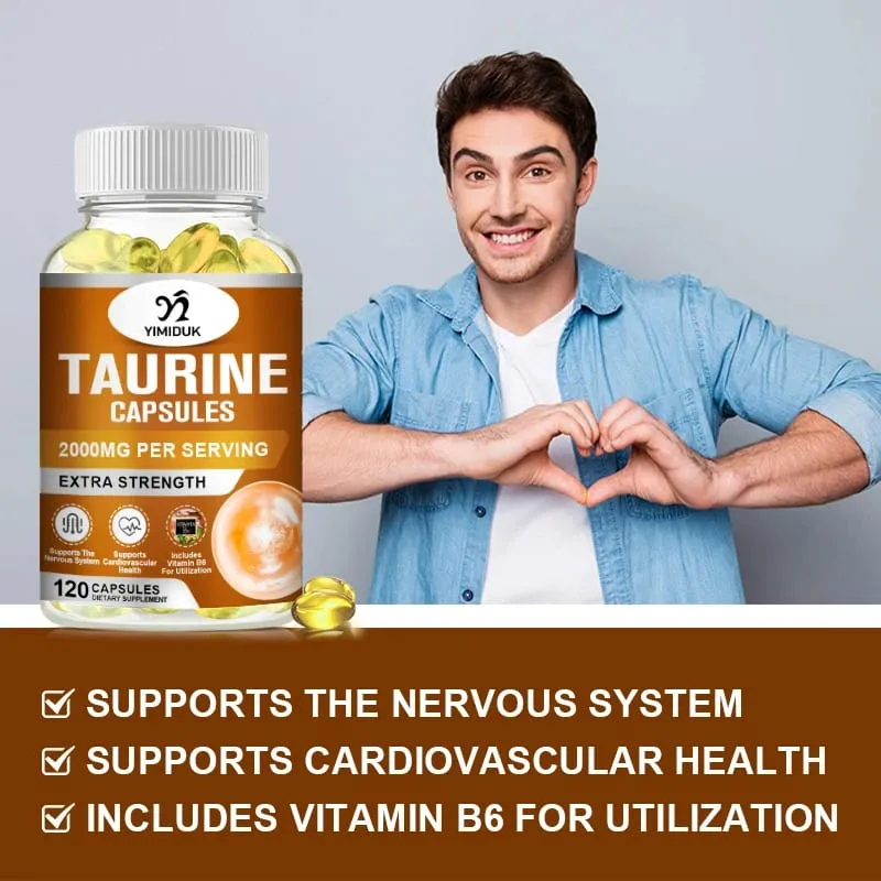 ซื้อ 1 แถม 1 ฟรี! อาหารเสริมทอรีนระดับพรีเมียมเพื่อการโฟกัสและการออกกำลังกาย ช่วยเพิ่มความอดทน ลดความเหนื่อยล้าและการทำงานของหัวใจและหลอดเลือด — image 6
