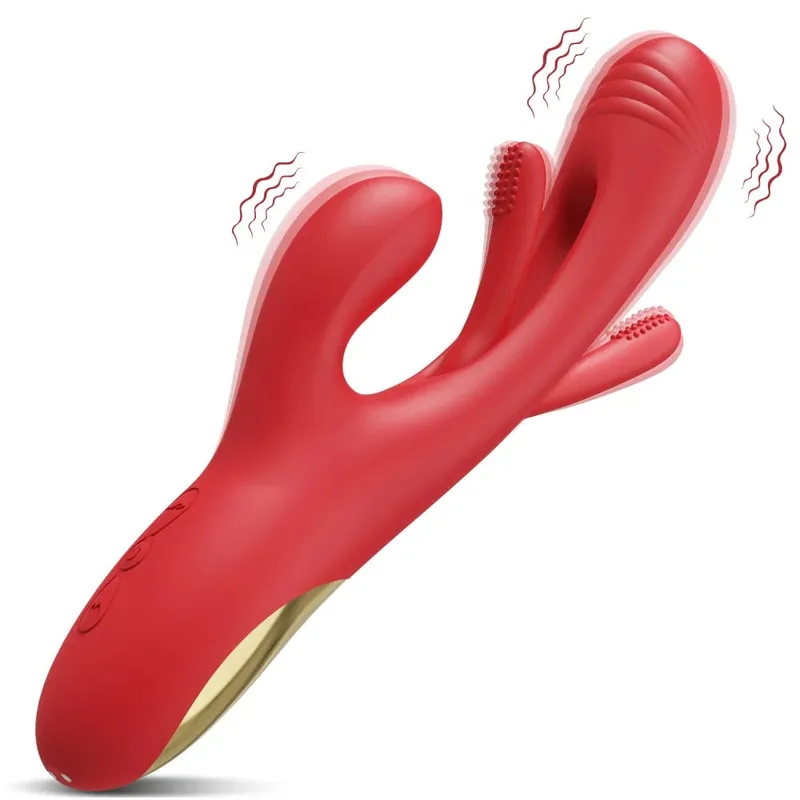Lapací poklepávací vibrátor pro ženy Stimulátor klitorisu bodu G Dildo Vibrační masážní přístroj na bradavky vagíny Dámské pohlaví Tos Zboží pro dospělé — image 10