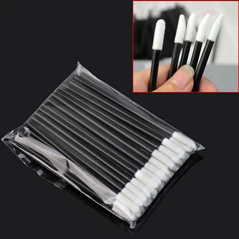 BULK 50/500/2000PCS แปรงทาปาก Professional Applicators ขายส่งลิปสติก Wands ผู้หญิง Lip GLOSS แปรง Make up TOOL อุปกรณ์เสริม