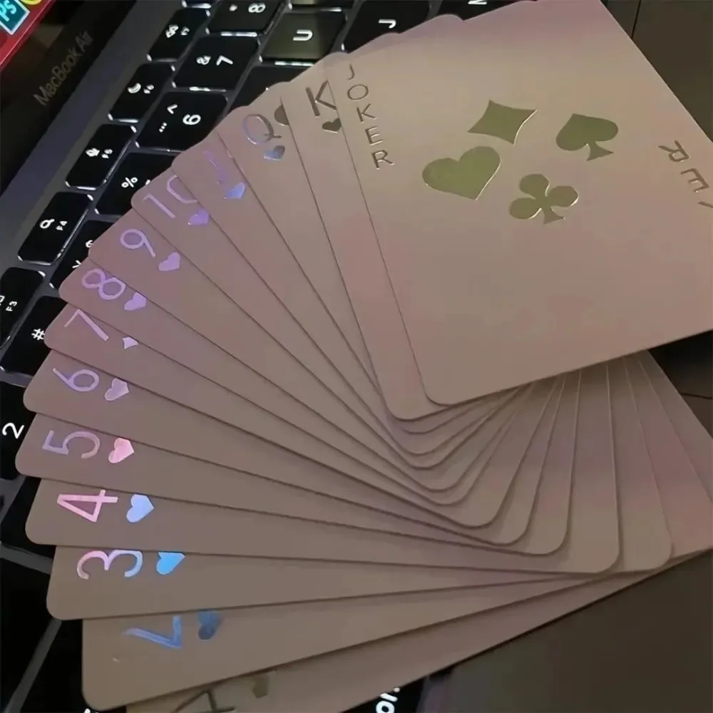 Kad Poker Kalis Air Kad Dek Bermain Permainan Berkualiti Tinggi BIASA Untuk Semua ORANG PERMAINAN PAPAN Krismas Halloween Hadiah Kesyukuran — image 2