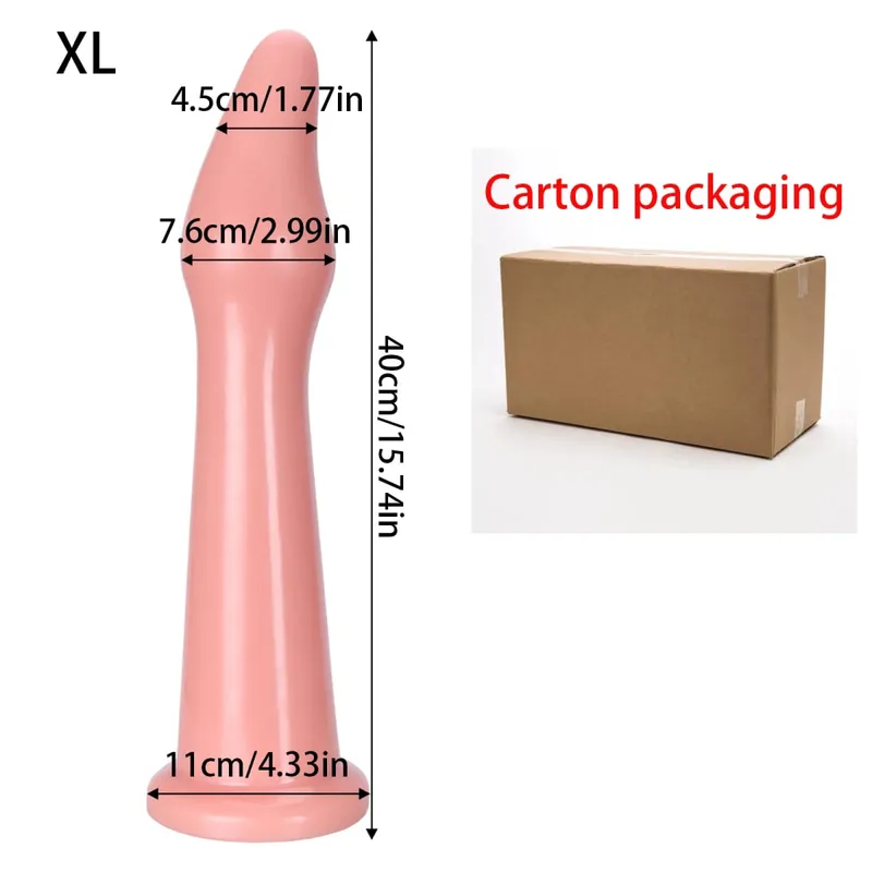 4 Sizes Long Anal Plug Big Anal Dialator Dildo Huge Long Large XL Anal Plug Training Expansion Butt Plug Sex Toys for Women Gay — image 11