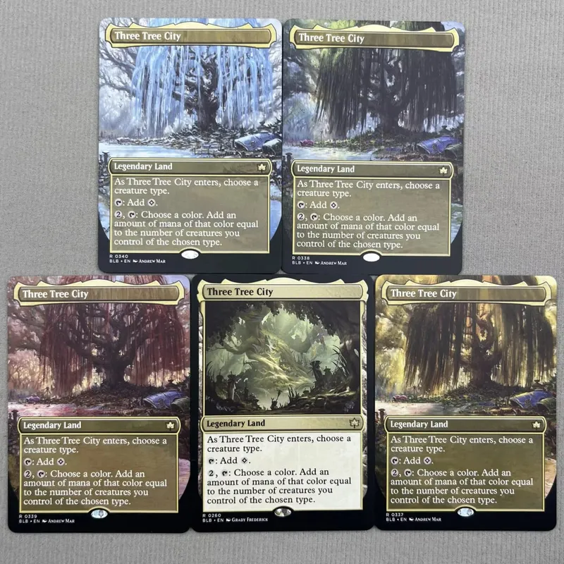 BLB BLC MH3 OTP HOLO7-Ⅰ02 Carte TCG Proxys Three Tree City Ygra Eater of All Maha the Its Feathers Night