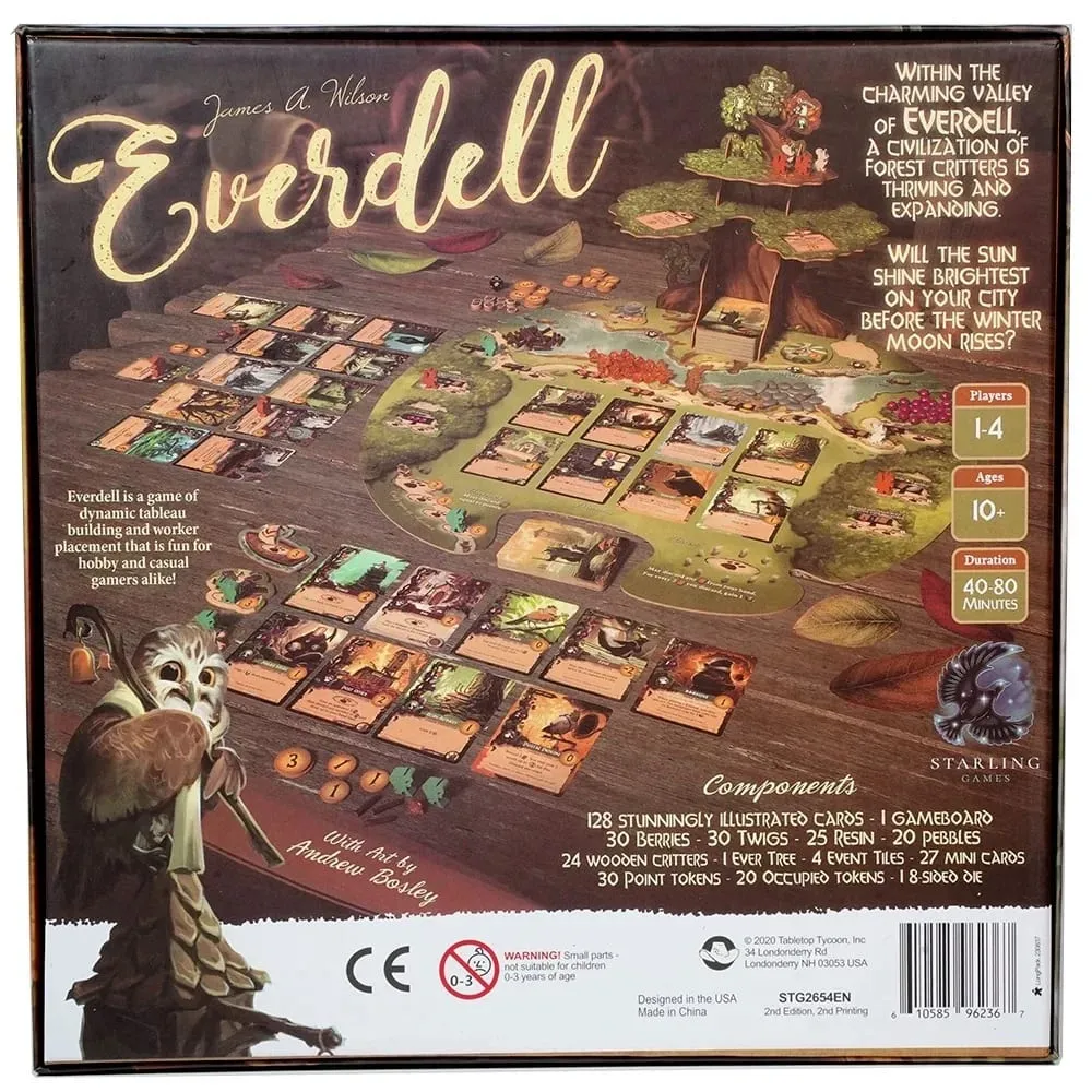 Everdell: Animal City (wersja angielska) – gra planszowa na dużą skalę, gra karciana — image 3