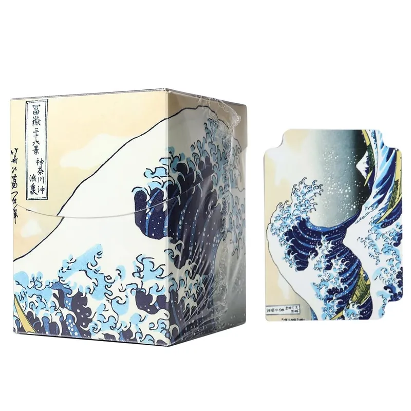 Más de 100 cajas de plástico para tarjetas comerciales BASIC LANDS, con capacidad para tarjetas de doble manga, estuche de almacenamiento para tarjetas TCG/CCG para MTG/YGO con dos divisores — image 9