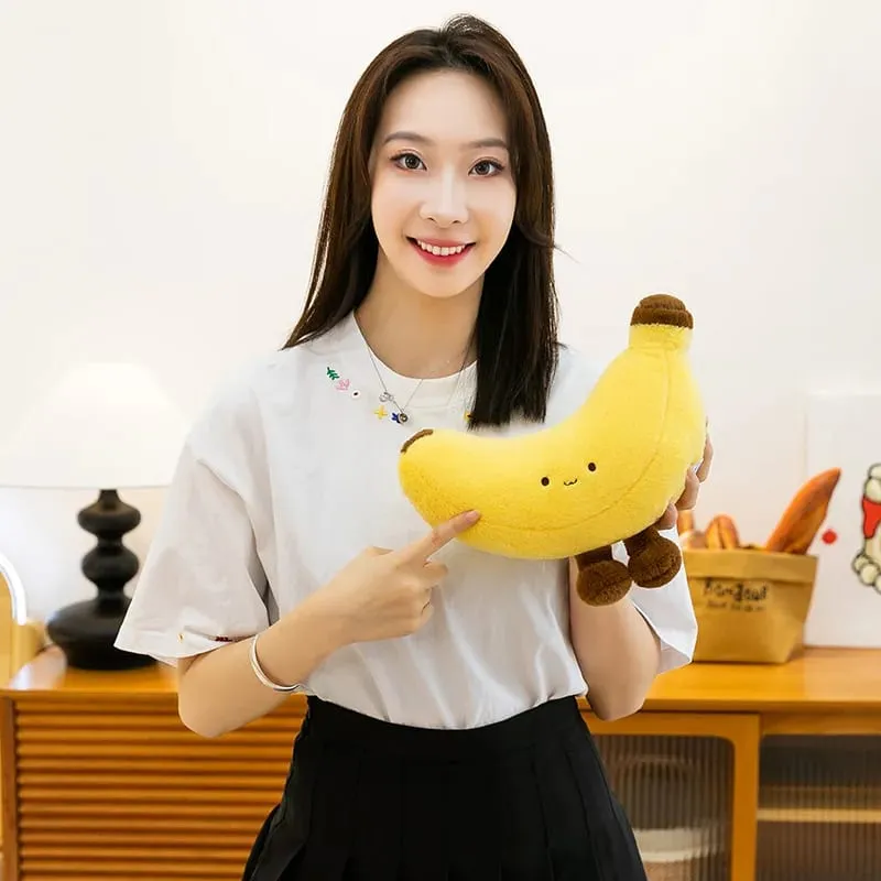 Simulated Fruit Doll Fun Long Leg Banana Children's Doll Pillow Soft and Comfortable Funny Doll Gift — image 3