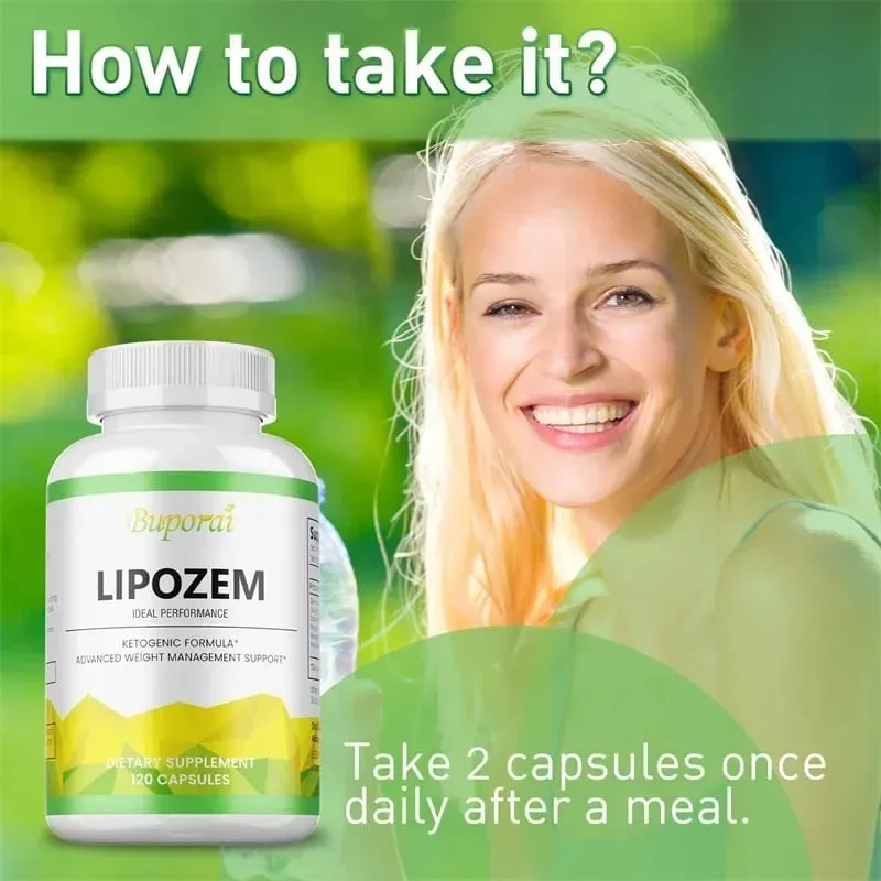Capsules Lipozem - Santé digestive Suppression de l'appétit Métabolisme Gestion du poids — image 5