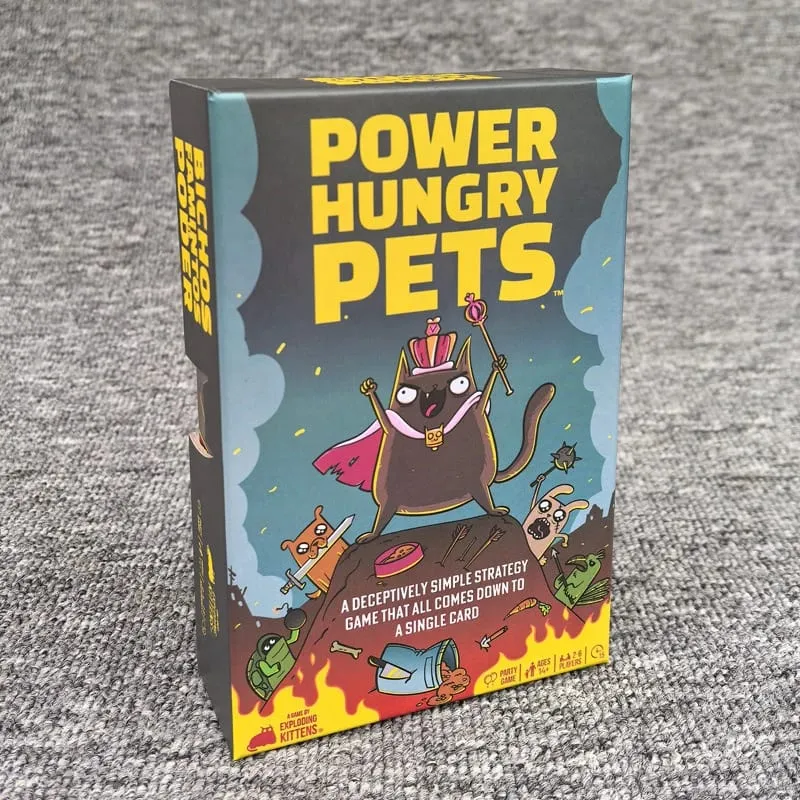 Family Gathering Power Hungry Pets Gioco di carte strategico Divertenti carte da gioco da tavolo — image 5