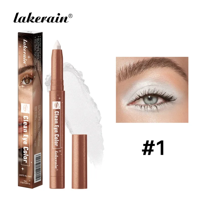 12Colors Metallic Eyeshadow Pencil Glitter Silkworm Liner Pen Highlighter Long Lasting Gold Blue Cream Eye Shadow Stick Makeup — image 13