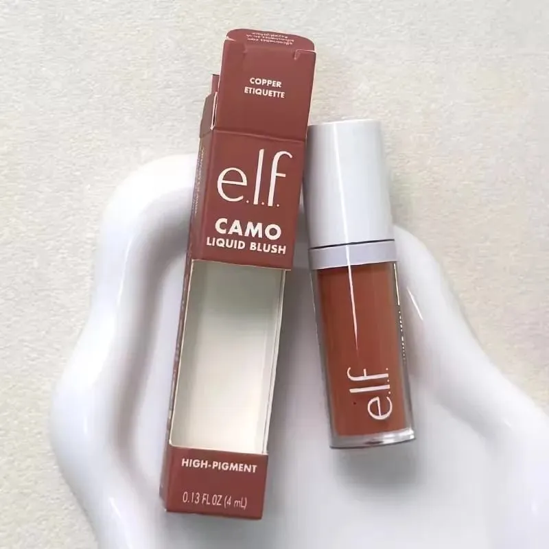 Nová tekutá tvářenka značky Elf Liquid Blush Trvalá hydratační vyplňující tváře Makeup Pudr na tvářenku Opravná tyčinka Snadno barvitelná kosmetika — image 13