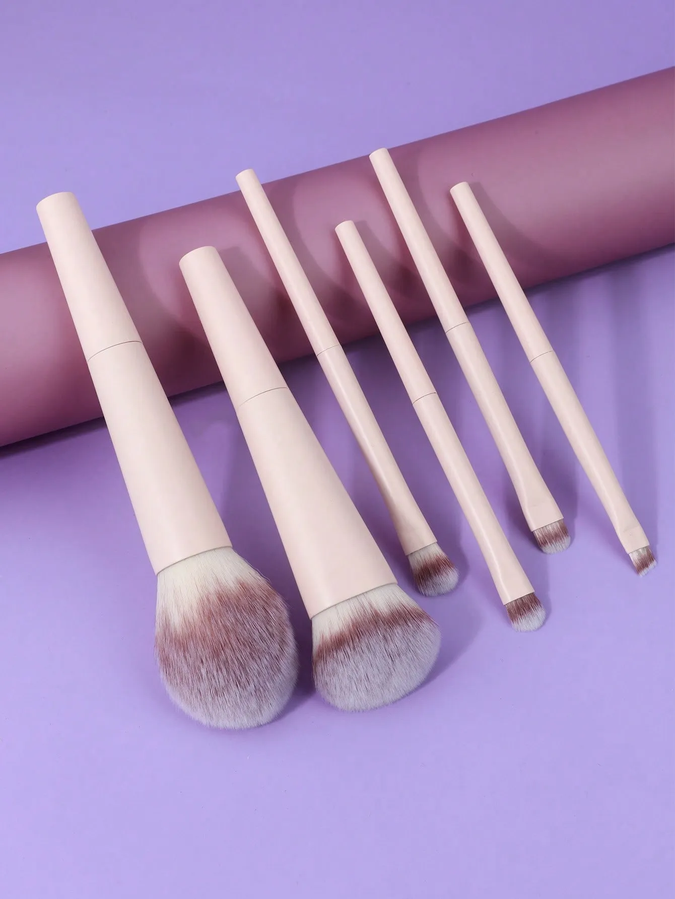 12 stk bløde makeup børster Sæt Pink Løs Powder Blush Eyeshadow Foundation Kosmetisk Brush Beauty Tool — image 4