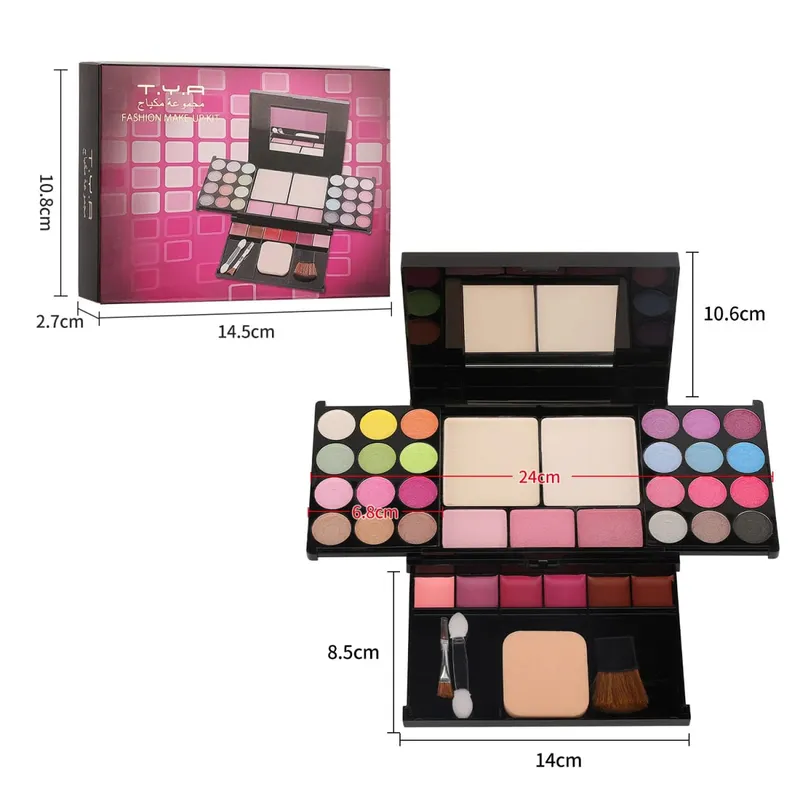 Combinazione di set di trucco per donna con trucco nudo per piastra per trucco in perla a 35 colori T6173 — image 3