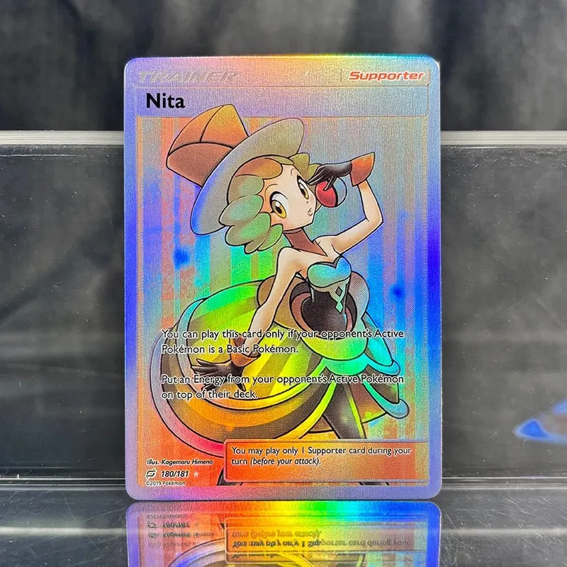 PKM Proxy Thẻ Cổ Điển Charizard Mew Với Ex Đơn Thẻ Bộ Sưu Tập PTCG Suicune Gx Tyranitar Gx Mất Thunder Lá Thẻ — image 10