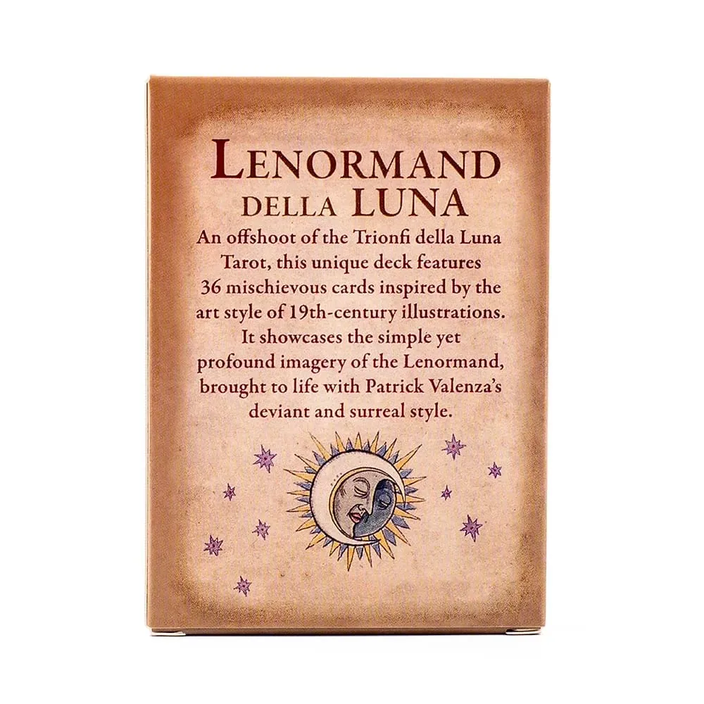 Lenormand Della Luna Tarot Deck 36 Cards Divination Oracle Cards for Fate Reading Party Game 10.2x7.3cm — image 3