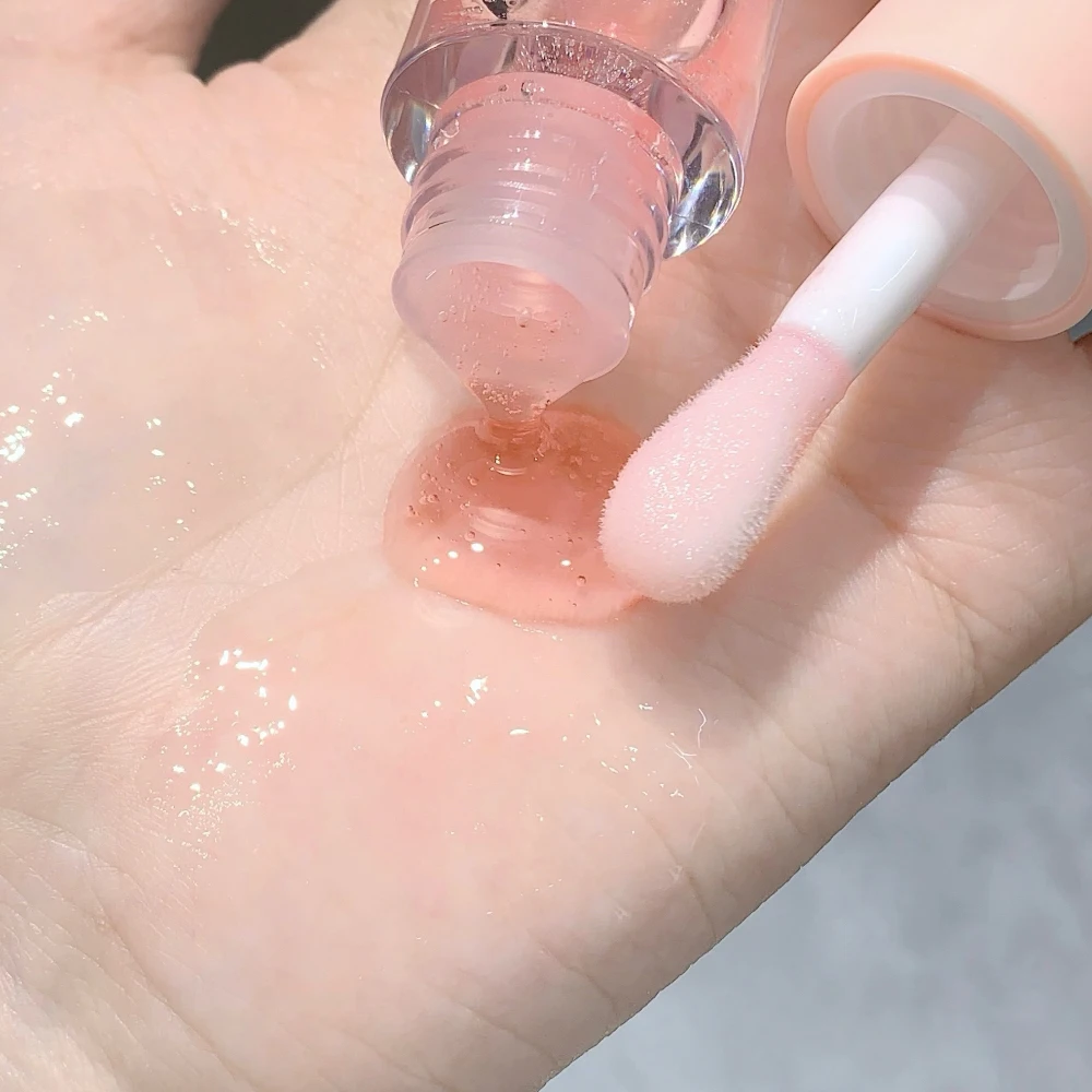 Water Light Lip Gloss Moisturizer Transparent Jelly Mirror Fruit Crystal Lip Oil Clear Hydrating Plumping Korean Lip Care Makeup — image 6