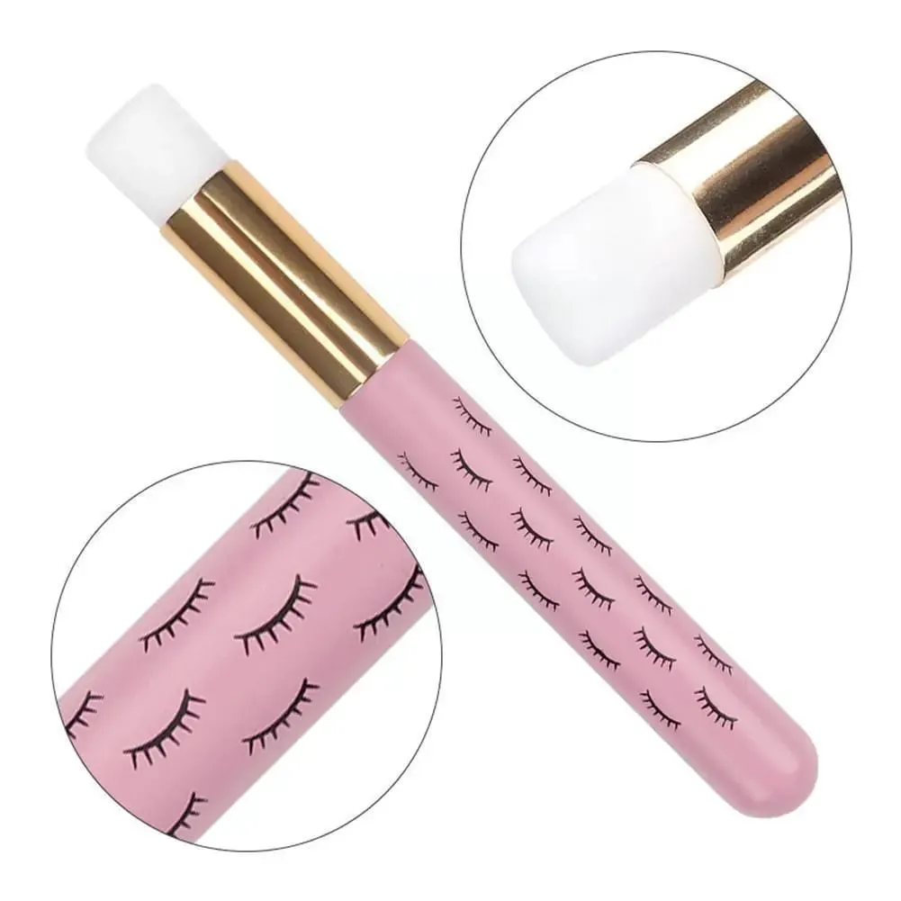 1/5PCS Spazzola per la pulizia delle ciglia Applicatore per estensione delle ciglia Sopracciglio Naso Spazzole Bottiglia di lavaggio Cura della pelle Strumento di trucco Forniture pulite — image 3