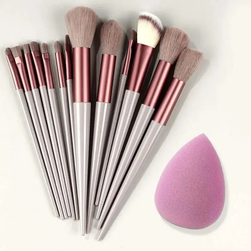 8st-20st sminkborstar set Mjuk fluffig ögonskugga Borste detalj Concealer Blush Loose Powder Foundation Highlighter Beauty Tool — image 19