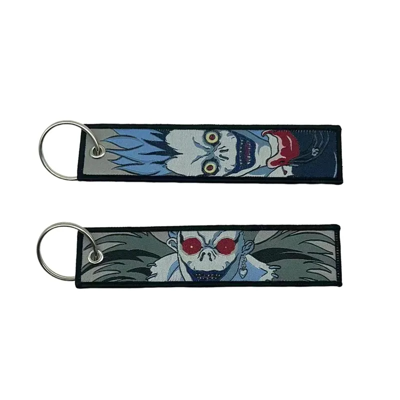 Embroidery Cool Eagle Beak Keychain Lanyard Anime Manga Series Badge Holder USB Pendant Portable Key Lanyard Accessories — image 21
