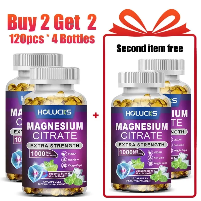 Buy 2 Get 2 Free! High Potency Magnesium Citrate Supplement — image 1