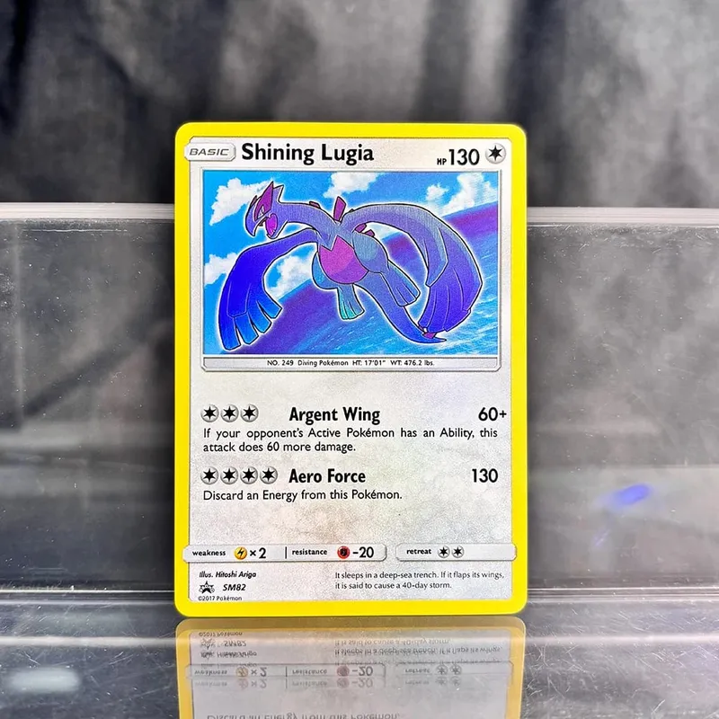 PKM Proxy Thẻ Cổ Điển Charizard Mew Với Ex Đơn Thẻ Bộ Sưu Tập PTCG Suicune Gx Tyranitar Gx Mất Thunder Lá Thẻ — image 13