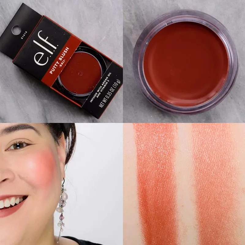 Bálsamo colorete líquido Elf con textura húmeda de Color, apariencia de maquillaje sin maquillaje, bálsamo labial Natural transparente, imprimación, esencia hidratante