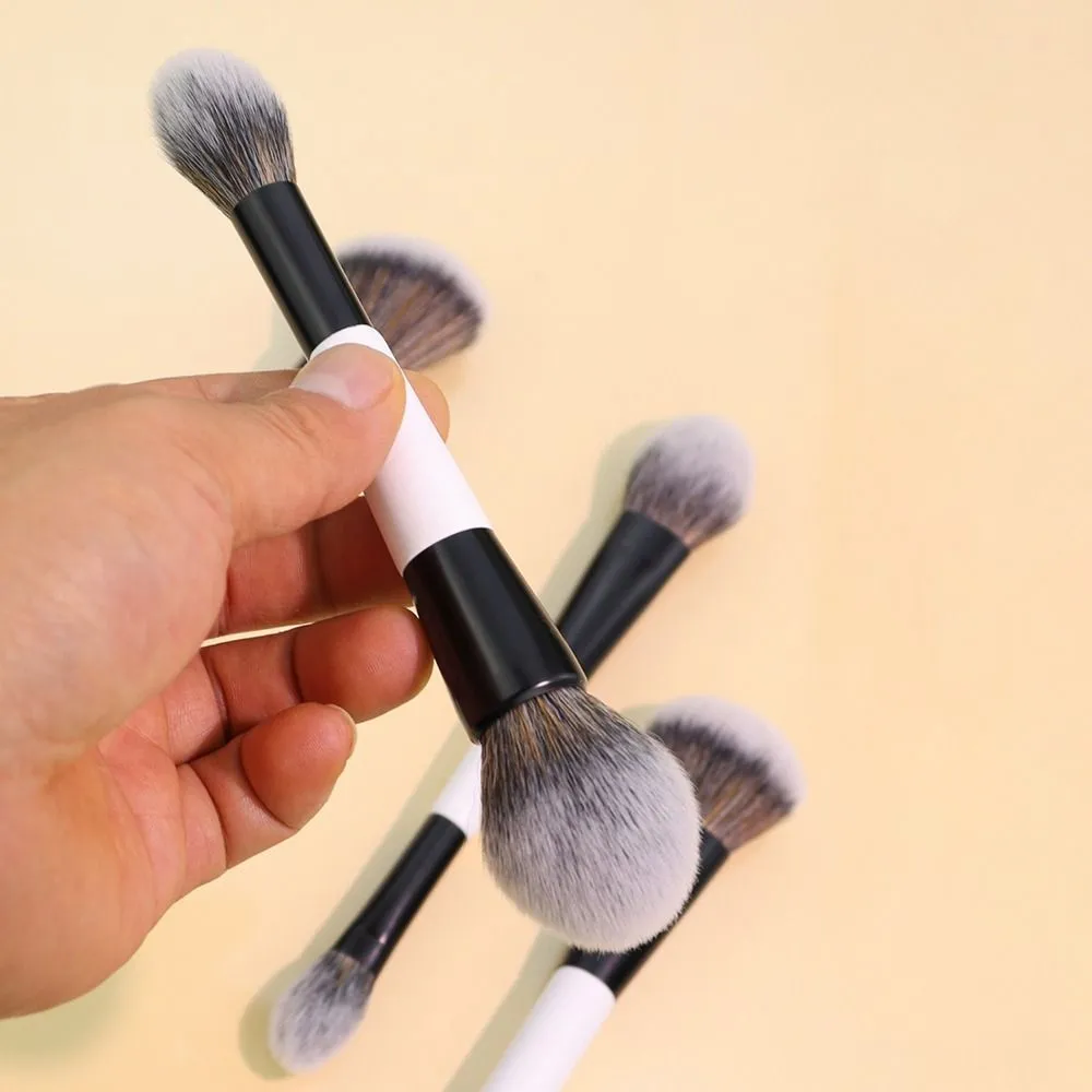 Dual-Ended F4 Contour Face Brush Mehrzweck-Lidschatten-Concealer-Pinsel mit hoher Deckkraft, kosmetischer Beauty-Puder-Rouge-Pinsel — image 3