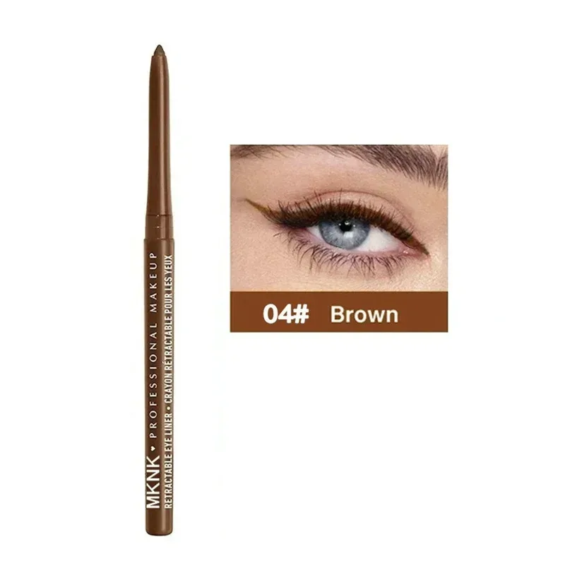 Crayon Eyeliner Gel noir imperméable, 8 couleurs, résistant aux taches, longue durée, maquillage pour les yeux adapté aux débutants, stylo à haute teneur en pigments — image 12