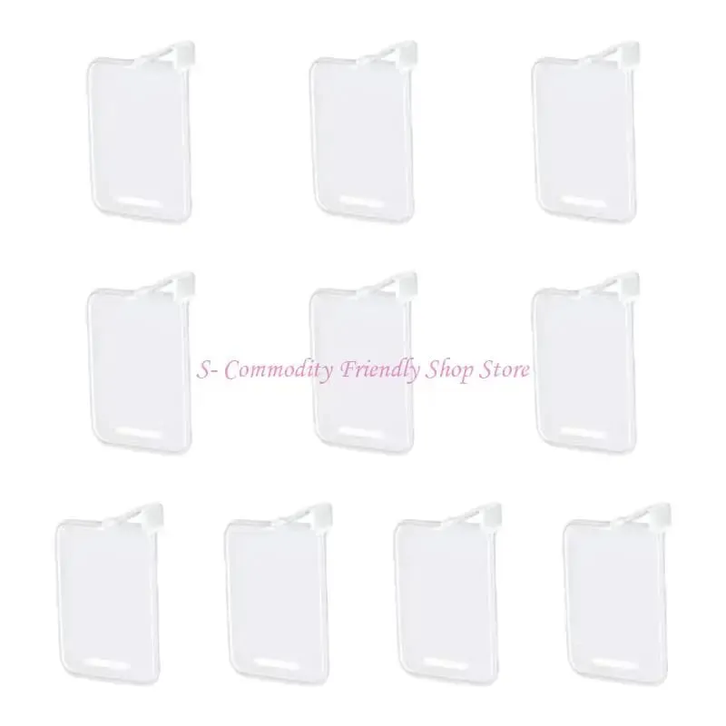 85AE 10Pcs Kunststoff Trading Card Box Schallwand Clip Karte Spacer Lagerung Klassifizierung Barriere Platte Clip Lagerung Partition Bord