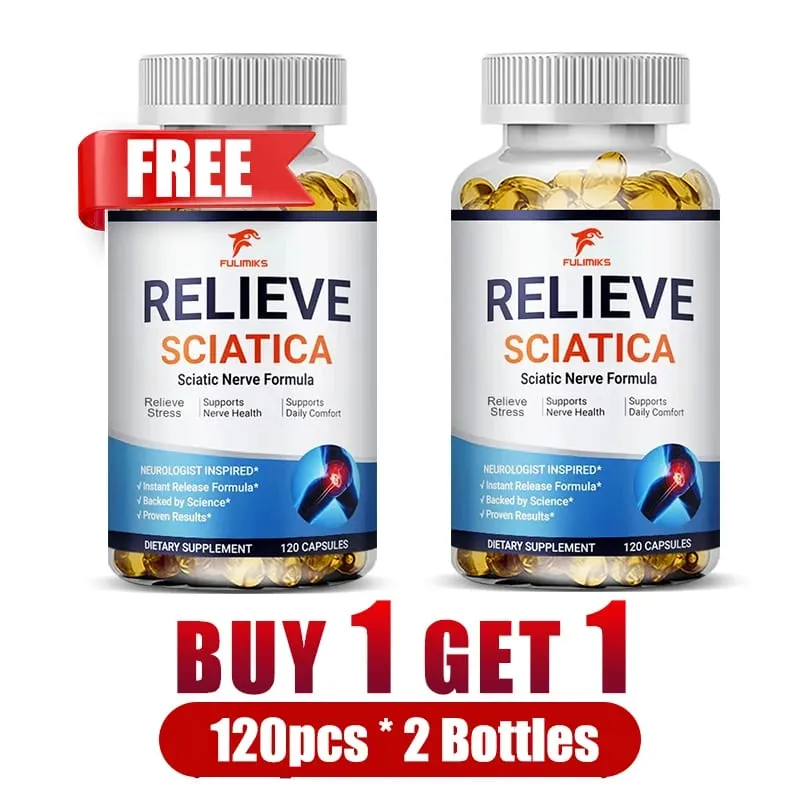Cápsulas para alívio da ciática, suporte inferior, lombar, ciático, quadril, coxa, pé, nervo e articulação, saúde, relaxamento muscular, flexibilidade — image 6