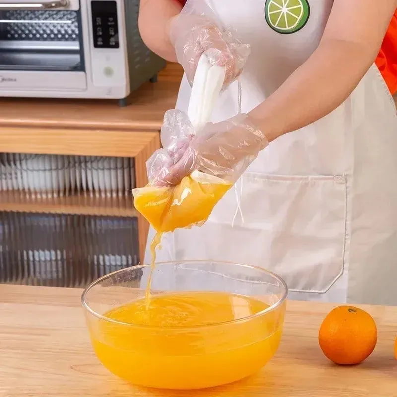 1/5 Stück wiederverwendbare Nussmilchbeutel, Siebe, ungebleichtes Nylon, Käsetuch, Beutel, Lebensmittel, Käse, Joghurt, Filter für die Küche, feinmaschiges Sieb — image 6