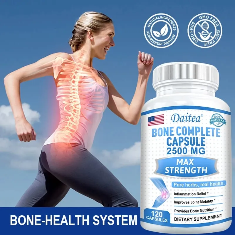 Capsule ossee di collagene Calcio, magnesio e vitamine Supportano la densità ossea Assorbimento del calcio Cartilagine e salute delle articolazioni — image 7