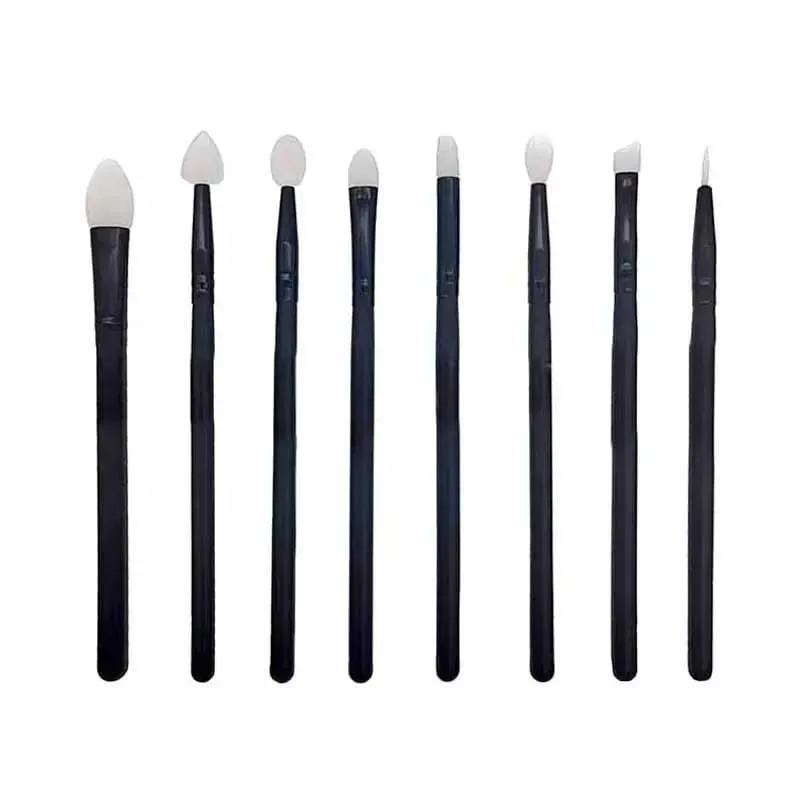 Brochas maquillaje silicone sombra lábio aplicador pincéis de maquiagem delineador lábio escova profissional sombra de olho ferramentas cosméticas