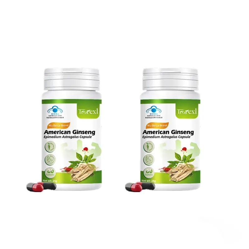 Natural Epimedium Ginseng Supplements for Male Enhancing Stamina Strength and Endurance Men Health Enlargent Capsules — image 2