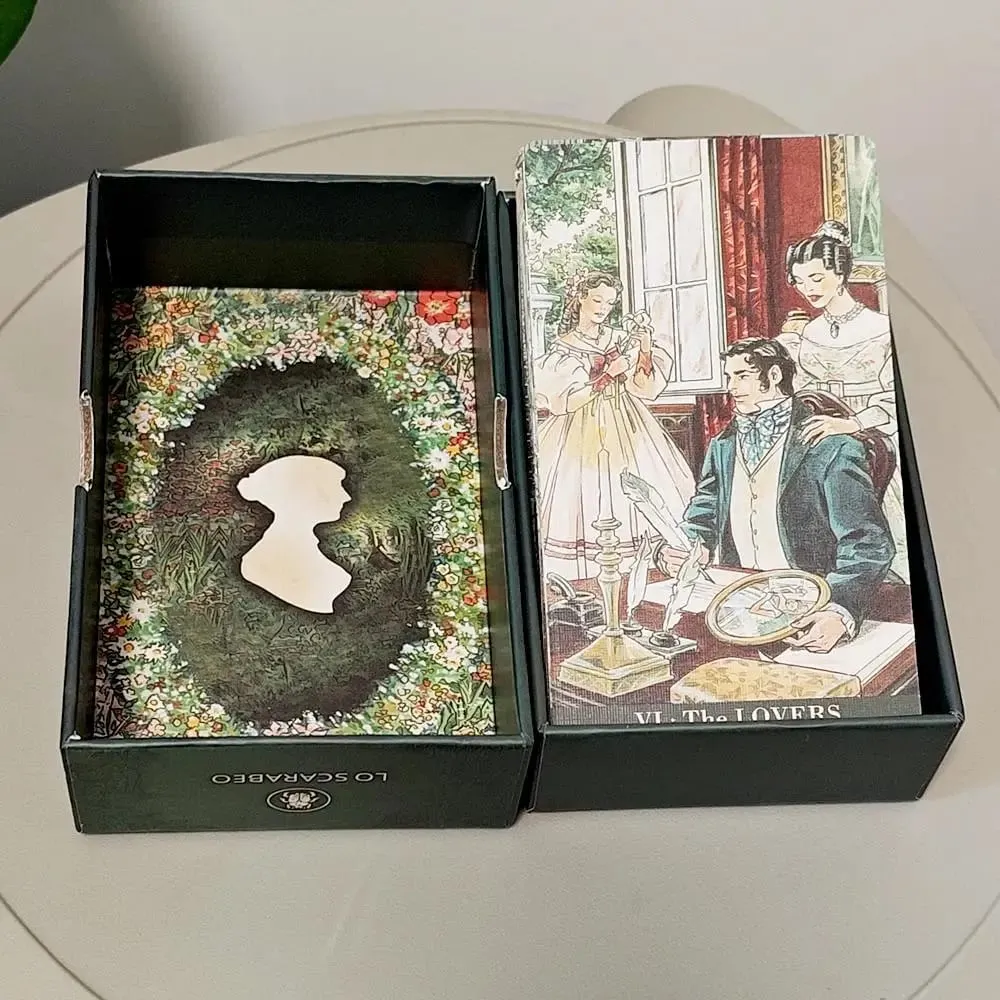 12*7cm Jane Austen Tarot in stabiler Box – Ein Regency Romance Wahrsagungsdeck für Literaturliebhaber, 78-Karten-Deck — image 4