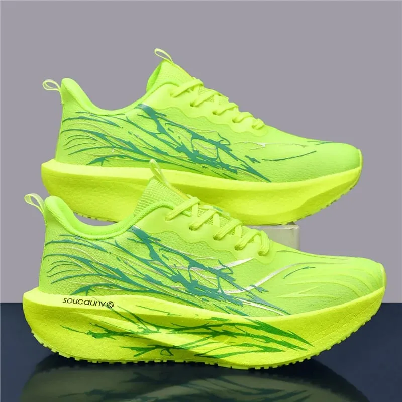 Lekkie męskie trampki do biegania Carbon Board Specjalistyczne maratonowe sportowe buty do chodzenia Męskie damskie sportowe antypoślizgowe tenisówki — image 9