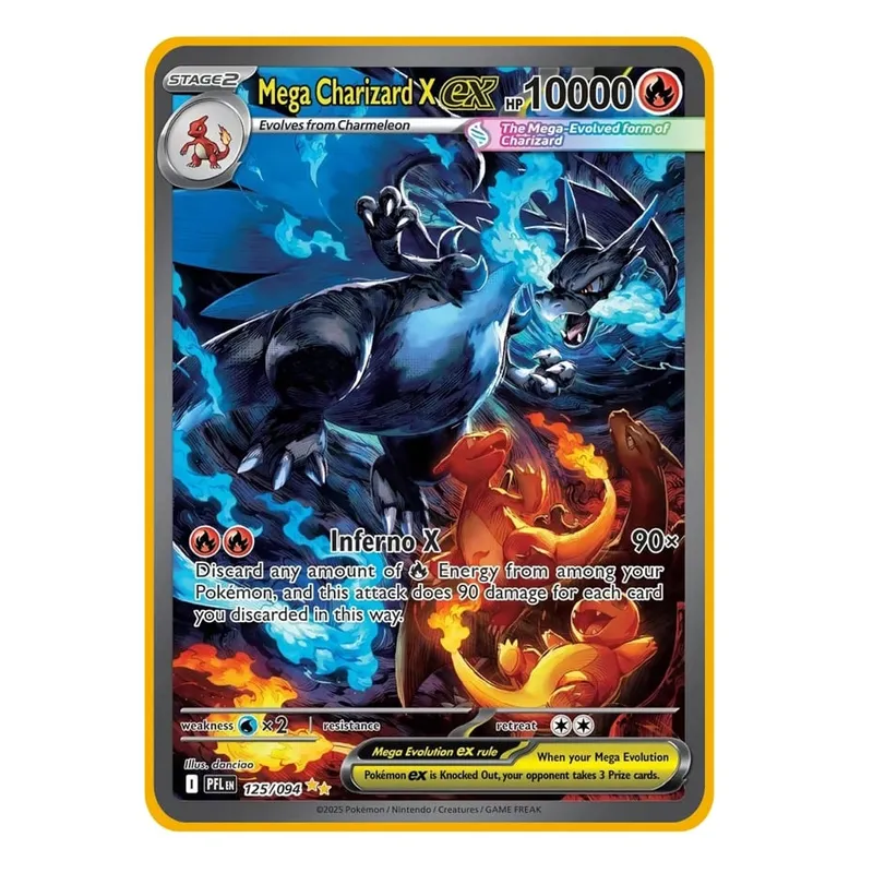 2026 ใหม่ Pokemon การ์ดโลหะ 10000 คะแนน Arceus Charizard Super Card Golden ภาษาอังกฤษ Mewtwo Vmax GX EX อะนิเมะคอลเลกชันการ์ดของขวัญ — image 36