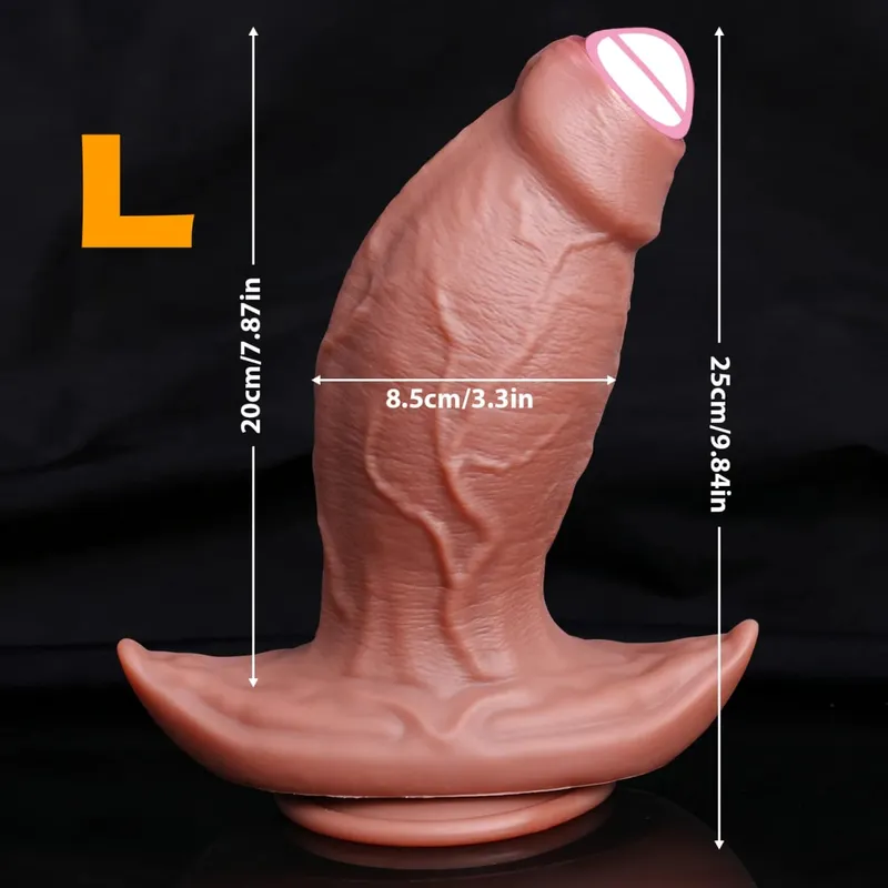 Gode épais réaliste en Silicone souple, pénis, organes génitaux masculins, Masturbation vaginale, ventouse, grosse bite, Plug Anal pour femme, jouets sexuels pour adultes — image 9