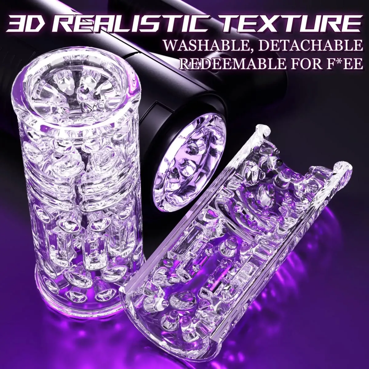 Masturbateur pour hommes, télescopique automatique, en Silicone, vagin, pipe anale, stimulateur de chatte orale, jouets sexuels, produits pour adultes — image 6