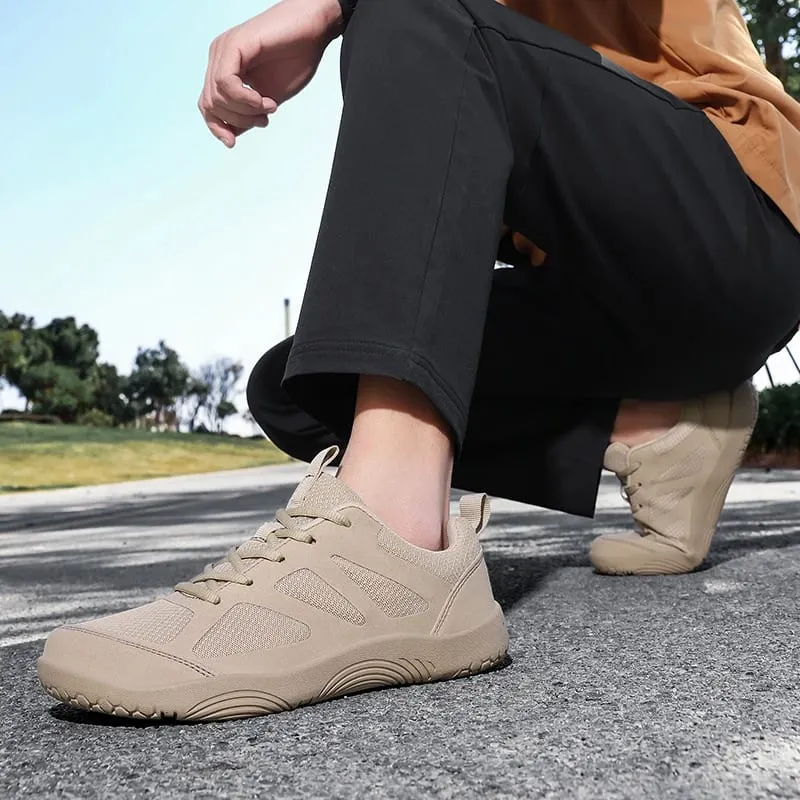 Plus ขนาด Minimalist Barefoot รองเท้าน้ำหนักเบา Breathable Zero Soles ผู้ชายวิ่งรองเท้าผ้าใบกลางแจ้งกว้าง Toe Casual เดินรองเท้า — image 4