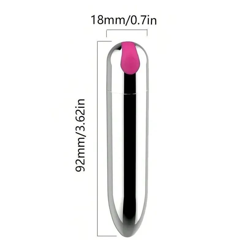 USB Şarj Edilebilir Kurşun Vibratör - Su Geçirmez Mini Güçlü Vibratör 10 Mod Klitoris G-Spot Stimülatörü Kadınlar için Seks Oyuncak — image 14