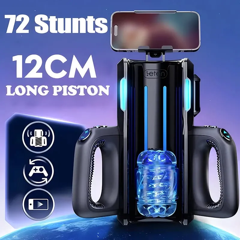 Dual Griffe Leten King Sex Maschine Elektrische Thrusting Masturbator Orgasmus Spielzeug Für Erwachsene 2 Soft Sleeve Stimme Penis Stimulator — image 2