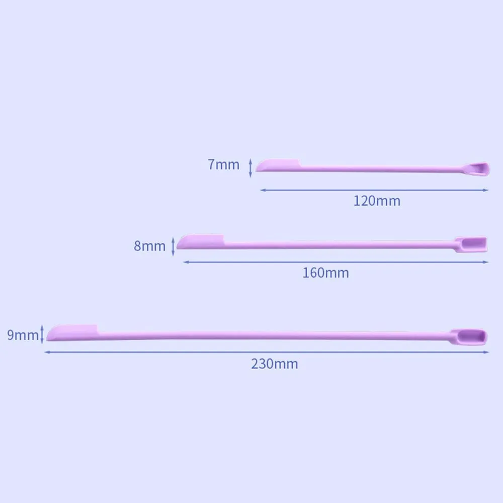 3 unids/set crema última gota cepillo para mascarilla facial herramientas de belleza espátula de silicona raspador de botella profunda brochas de maquillaje cuchara cosmética — image 5