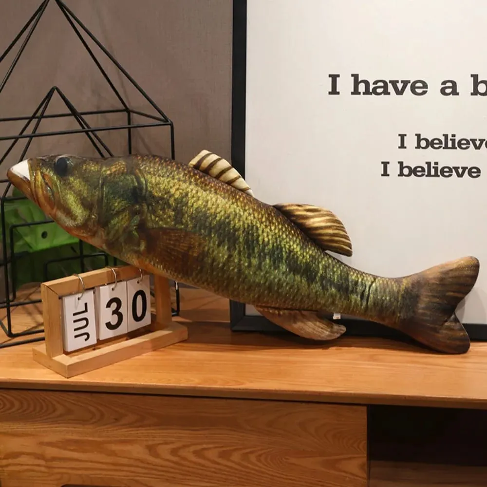 Sofa Kissen Barsch Simulation Fisch Kissen Gefüllte PP Baumwolle Cartoon Fisch Weiche Zackenbarsch Fisch Anime Kissen Hause Dekoration — image 11