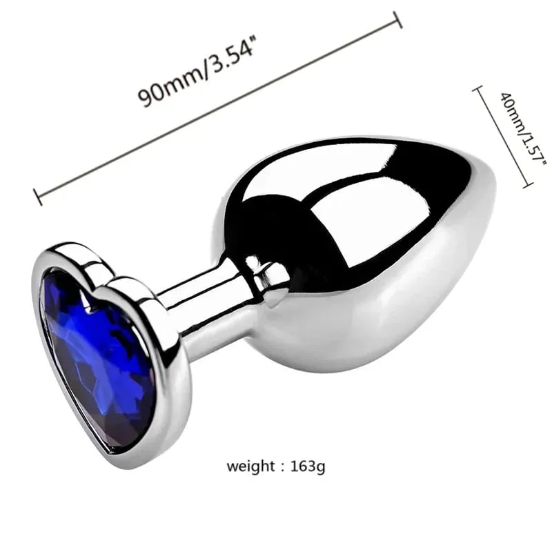 3 Sizes Metal Anal Plug Jewelry Base Beginner To Expert Butt Plug Tail Female Male Adult Toys Dildos Adult Sex Toys Couples — image 10