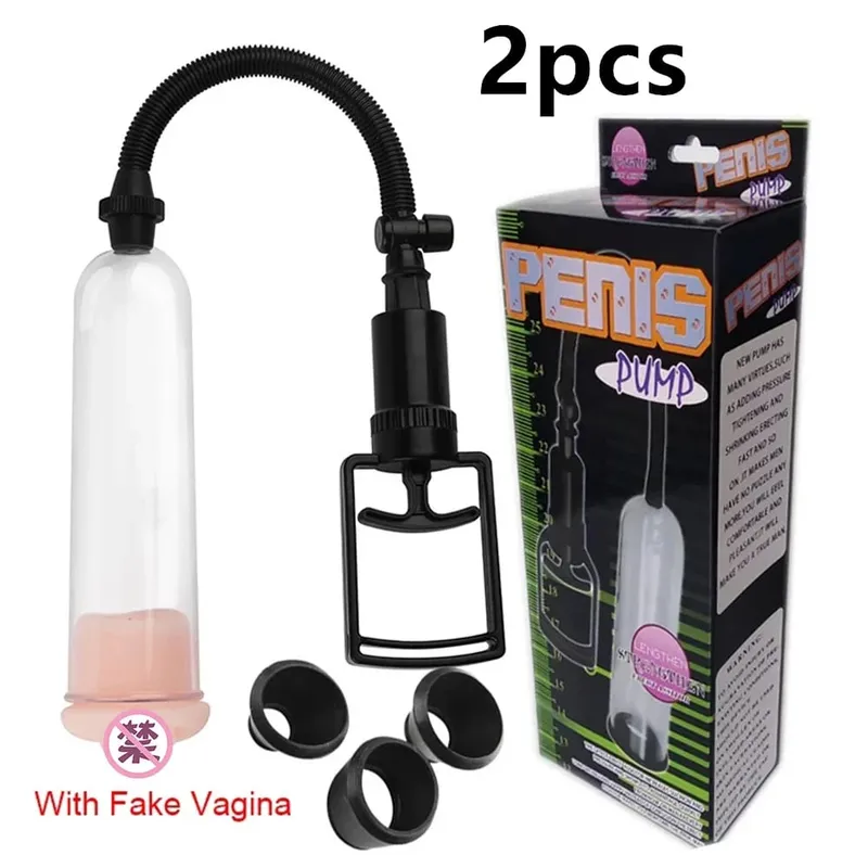 Pompa manuale per estensore del pene Giocattoli del sesso Dick Stimolare Extender Masturbatore Pompa per vuoto maschile Ingranditore del pene Grande cazzo Allenatore duraturo — image 18