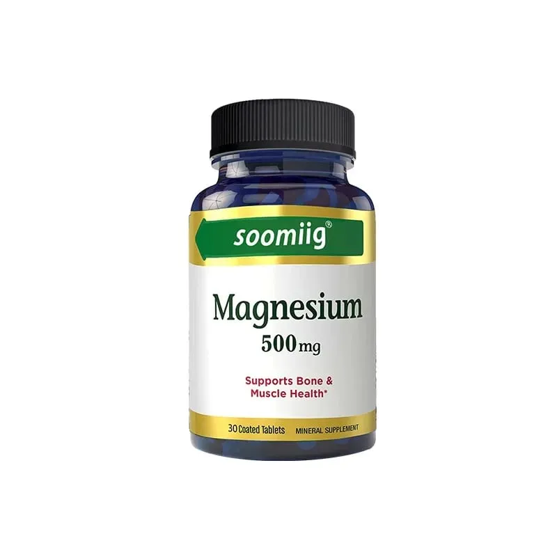 Soomiig Magnesium Oxide 500 Mg Activates The Activity of Multiple Enzymes and Promotes Bone Health