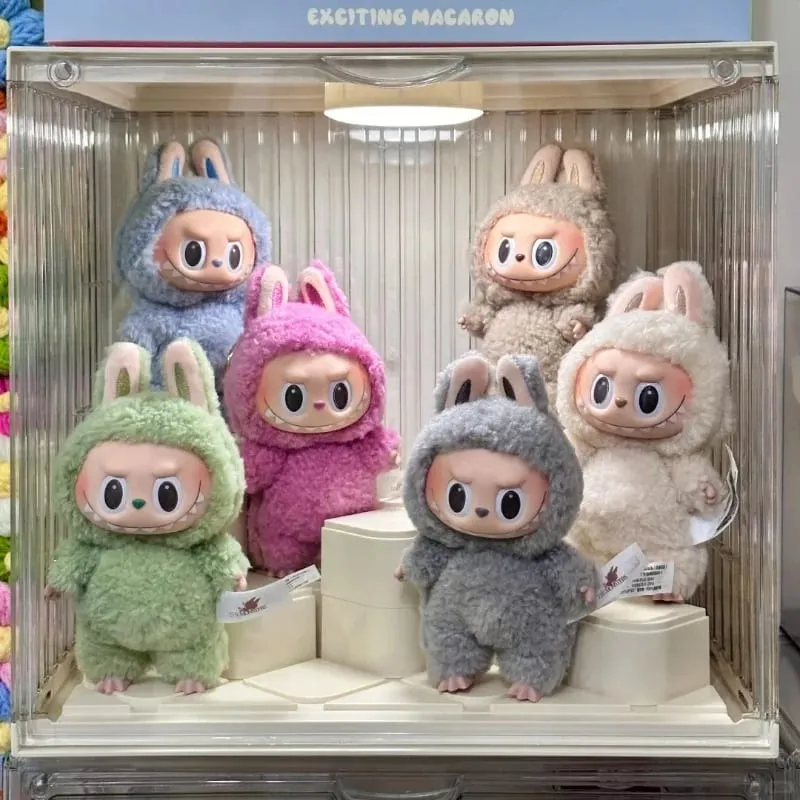 Original POP MART LABUBU Blind Box Spielzeug DIE MONSTER Aufregende Macaron Vinyl Gesicht Überraschung Mystery Box Kawaii Anime Action Figur — image 6