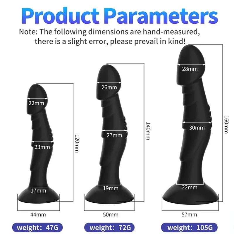 Dildo anální kolík anální kolík se silnou přísavkou Produkt na masáž prostaty Anální dilatace Masturbace Sexuální hračky pro dospělé Ženy Muži — image 2