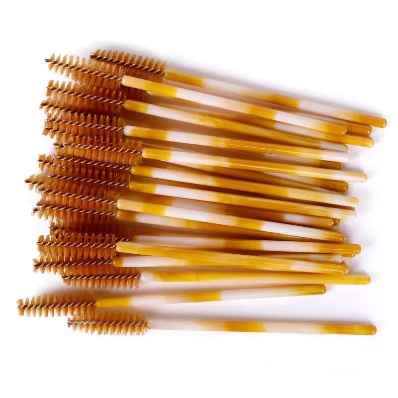 50/100 Pz Spazzola per trucco Ciglia Spazzole per sopracciglia Pettine Usa e getta Mascara Bacchetta Estensione ciglia Forniture Cosmetici Strumenti per il trucco — image 14