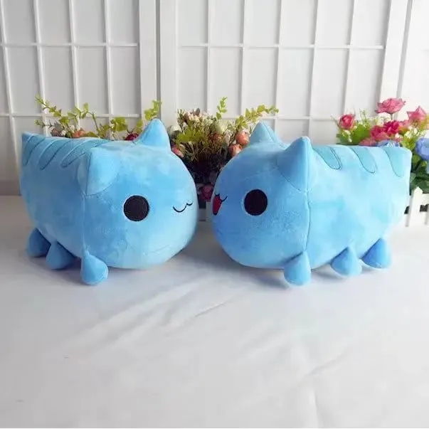 15/30CM Bugcat Capoo Plush Toy Anime Blue Cat Worm Cosplay Doll Stuffed Pillow for Gift — image 5